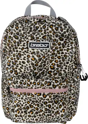 Bol.com Brabo Storm Leopard Junior Backpack aanbieding