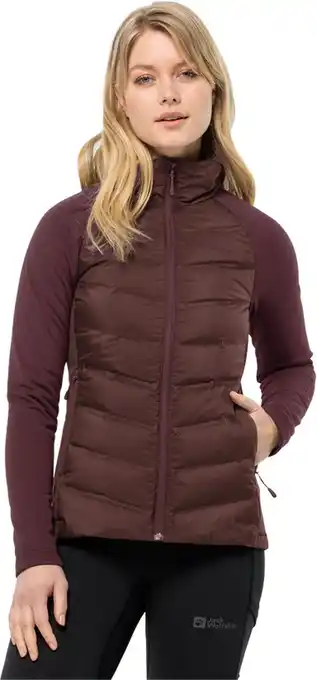 Bol.com Jack Wolfskin TASMAN DOWN HYBRID W Dames Outdoorjas - Maat L aanbieding