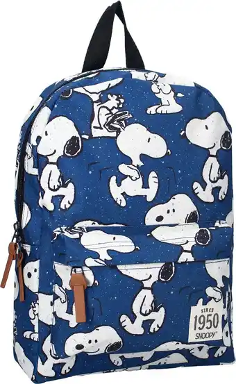 Bol.com Snoopy Come On Rugzak - Blauw - Polyester - 6.8 L aanbieding