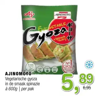 Amazing Oriëntal AJINOMOTO Vegetarische gyoza in de smaak spinazie aanbieding