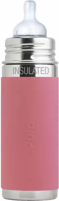 Bol.com Pura thermos speenfles - Plasticvrij - 260 ml - Rose aanbieding