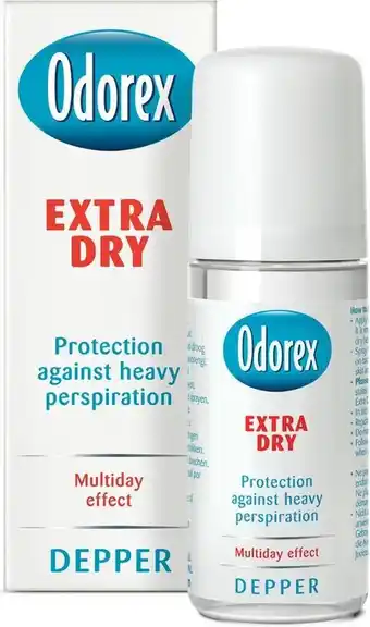 Bol.com Odorex Extra Dry Depper - 50 ml - Deodorant aanbieding