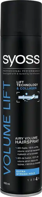 Bol.com Syoss Styling Volume-Hairspray Volume Lift - 1 stuk aanbieding