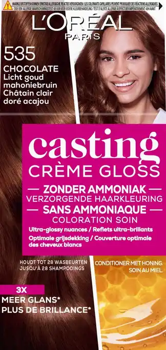 Bol.com Casting Crème Gloss 535 Licht Goud Mahoniebruin aanbieding