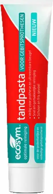 Bol.com Ecosym Tandpasta - Kunstgebitreiniging - 75 ml aanbieding