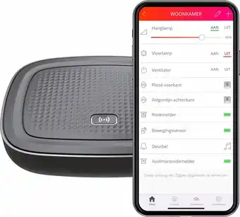 Bol.com KlikAanKlikUit Smart bridge - Centrale bediening met Android/iOS app - Compatibel met Google Assistant, Amazon Alexa, Apple H aanbieding