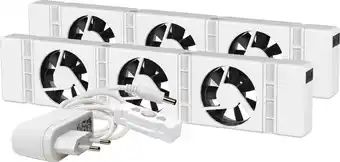 Bol.com SpeedComfort Radiator Ventilator Duo set – Past op elke radiator & Makkelijk te installeren - Energie besparen door betere wa aanbieding