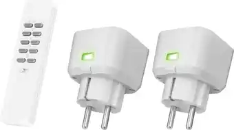Bol.com KLIKAANKLIKUIT Stopcontactschakelaarset ACC2-3500R wit aanbieding