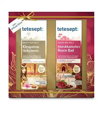 Amazon tetesept Baden der Welt Set - Ontspannen à la 1001 nacht, per stuk verpakt (2 x 125 ml) aanbieding