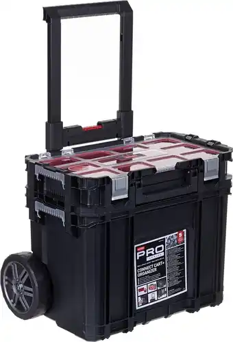Bol.com Keter Connect Koffer + Organiser Mobiele gereedschapskoffer - 56,5x37,3x55 cm aanbieding