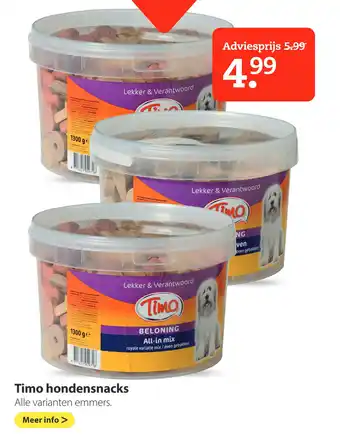 Pets Place Timo hondensnacks aanbieding