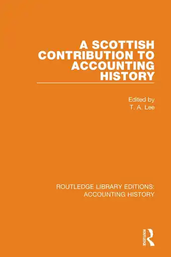 Bol.com Routledge Library Editions: Accounting History-A Scottish Contribution to Accounting History aanbieding