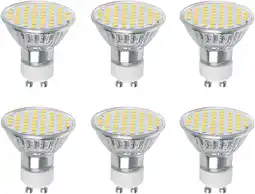 Amazon Vicloon GU10 LED Lamp, 6 stuks 3W LED Spot equivalent 30W halogeenlamp, 2700K warm wit, 300LM, 120 ° stralingshoek aanbieding