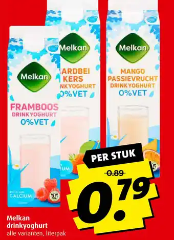 Boni Melkan drinkyoghurt lit aanbieding