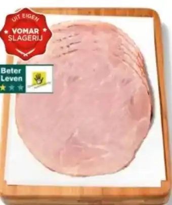 Vomar Voordeelmarkt Gesneden grillham per 100 gram aanbieding