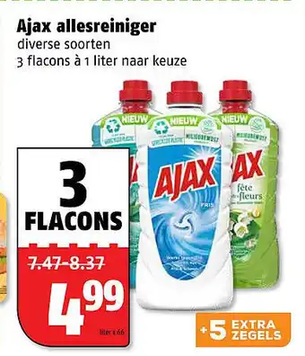 Poiesz Ajax allesreiniger 1 liter aanbieding