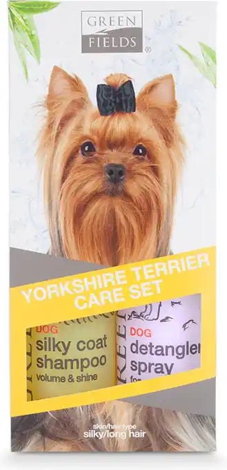 Bol.com Yorkshire Terrier Vacht Verzorgingsset - Shampoo en Anti-Klit Spray voor Langharige of Krullende Vacht aanbieding