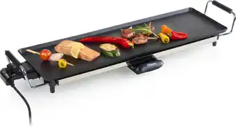 Bol.com Bakplaat Tristar BP-2970 - Gourmet bakplaat L - Grillplaat 70 cm - Voor 6 tot 8 personen - Met regelbare thermostaat - Anti-a aanbieding