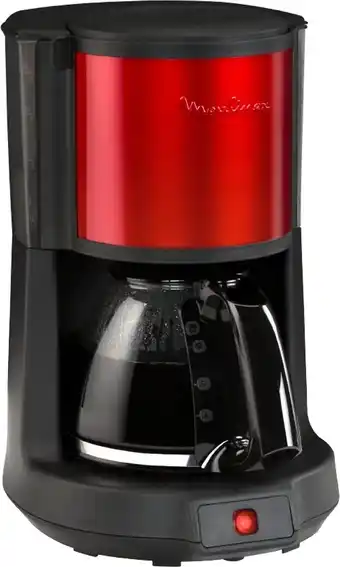 Bol.com Moulinex FG370D11 Koffiezetapparaat 1,25 L rood aanbieding