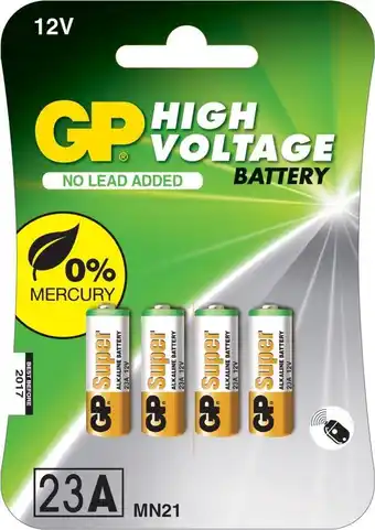 Bol.com GP Alkaline MN21 batterijen - 4 stuks aanbieding