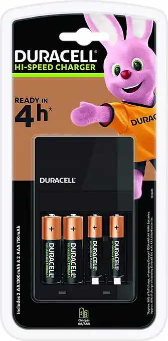 Bol.com Duracell Hi-Speed Charger (black) aanbieding