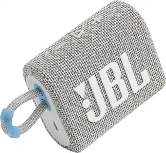 Bol.com JBL Go 3 Eco Wit - Draadloze Bluetooth Mini Speaker - Eco friendly aanbieding