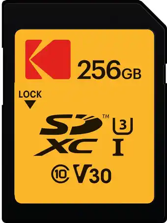 Bol.com Kodak SDXC 256GB UHS1 U3 V30 Ultra aanbieding