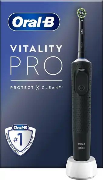 Amazon Oral-B Vitality Pro Black Elektrische Tandenborstel, 1 Opzetborstel aanbieding