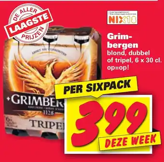 Nettorama Grimbergen 6*300ml aanbieding