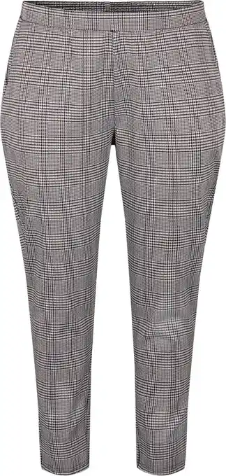 Bol.com ZIZZI MADDISON, CROPPED, PANTS Dames Broek - Brown - Maat XXL (58-60) aanbieding