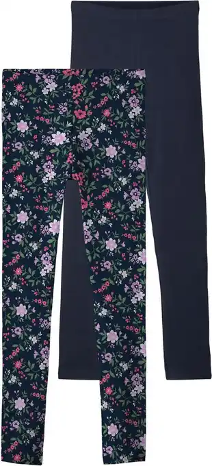 Bol.com NAME IT NKFVIVIAN 2P AOP LEGGING NOOS Meisjes Legging - Maat 134/140 aanbieding