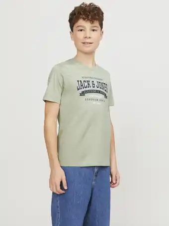 Bol.com JACK&JONES JUNIOR JJELOGO TEE SS NECK 2 COL 23/24 NOOS JNR Jongens Overhemd - Maat 140 aanbieding