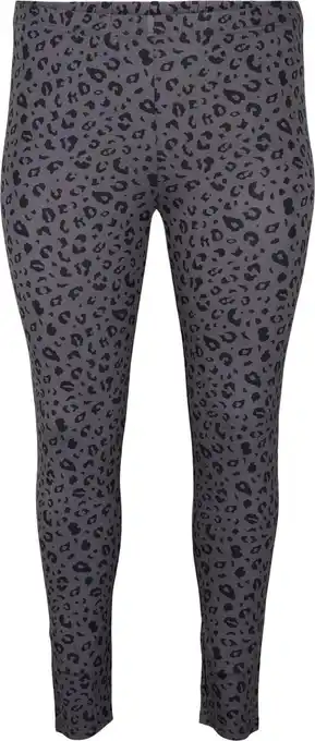 Bol.com ZIZZI VLEGGINGS, LONG AOP Dames Legging - Grey - Maat XXL (58-60) aanbieding