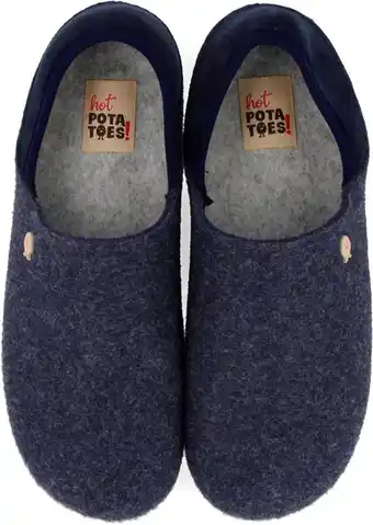 Bol.com Hot Potatoes 67840 Sloffen Heren - Navy - Maat 29 aanbieding