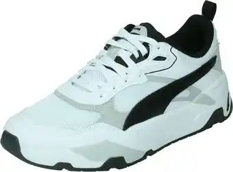 Bol.com PUMA Trinity Heren Sneakers - Wit/Zwart - Maat 40 aanbieding