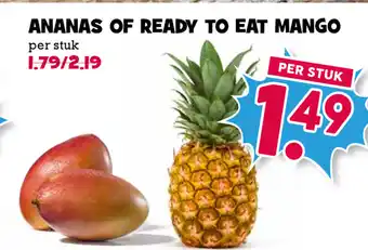 Boon`s Markt Ananas of Ready to Eat Mango aanbieding