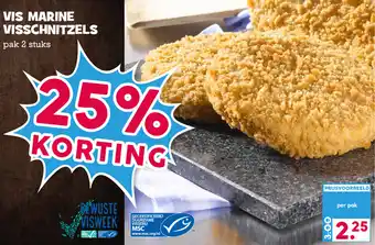 Boon`s Markt Vis Marine visschnitzels 2st aanbieding