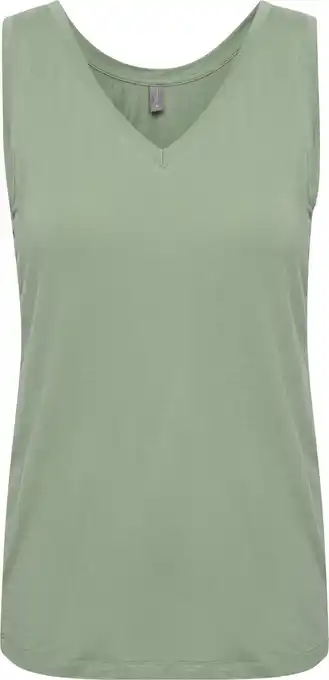 Bol.com Culture CUpoppy VO neck Tank Top Dames T-shirt - Maat M aanbieding