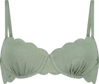 Bol.com Hunkemoller Scallop padded bikinitopje Dames Bikinitopje - Maat D70 aanbieding