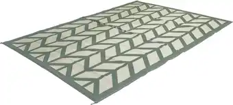 Bol.com Bo-Camp - Buitenkleed - Chill mat - Flaxton - 2x1.8 m - groen aanbieding