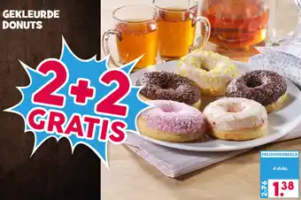 Boon`s Markt Gekleurde donuts 4st aanbieding