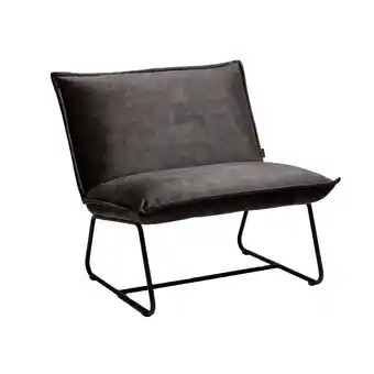 fonQ Bronx71 Velvet fauteuil Paris antraciet aanbieding