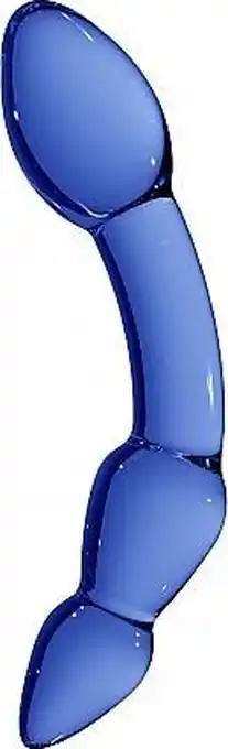 Bol.com Chrystalino Superior Glazen Dildo - Blauw aanbieding