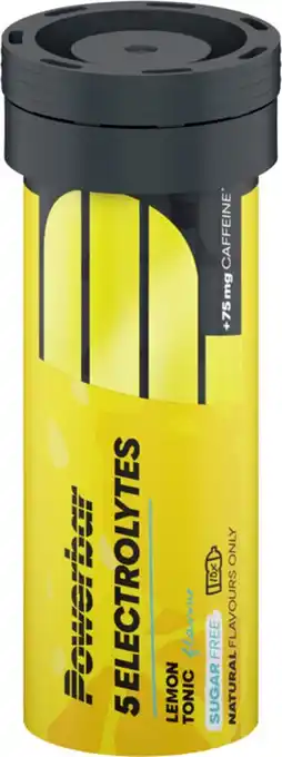 Bol.com Powerbar Sportdrank Electrolyte Tabs - Met 5 Elektrolyten - Citroen Tonic - 10 tabletten aanbieding