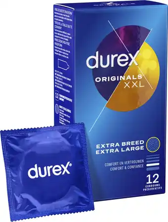 Bol.com Durex - Originals XXL Condooms 12 st aanbieding