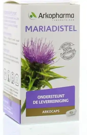 Bol.com Arkocaps Mariadistel - 45 Capsules - Voedingssupplement aanbieding