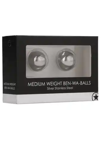 Bol.com OUCH! – Metalen ‘Ben-Wa’ Liefdesballen 2,2 cm Diameter Vaginaal Massage – Zilver aanbieding