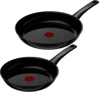 Bol.com Tefal Renew Black ON Keramische Koekenpannenset - 24 & 28 cm aanbieding