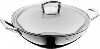 Bol.com WMF Wokpan met deksel - Ø 36 cm - RVS aanbieding