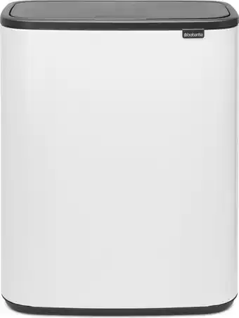 Bol.com Brabantia Bo Touch Bin Prullenbak - 60 liter - White aanbieding